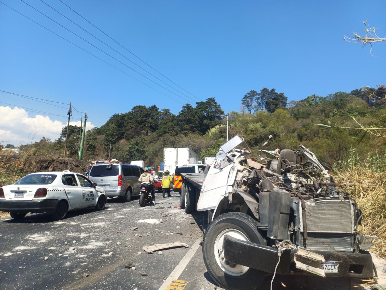 vuelta El Chilero ruta a El Salvador accidente
