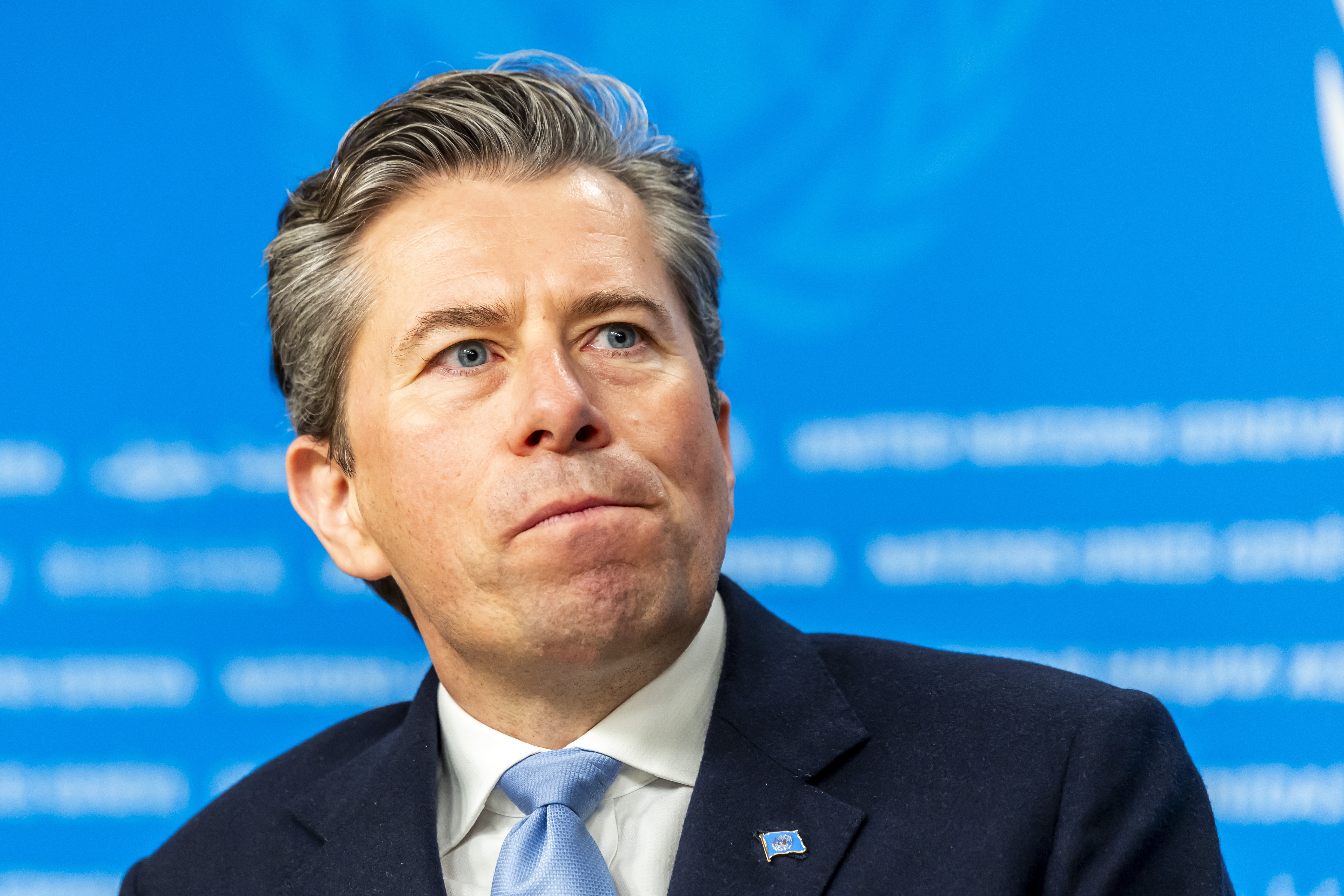 Tom Fletcher, Secretario General Adjunto de Asuntos Humanitarios y Coordinador del Socorro de Emergencia de las Naciones Unidas. (Foto Prensa Libre: EFE/EPA/SALVATORE DI NOLFI).