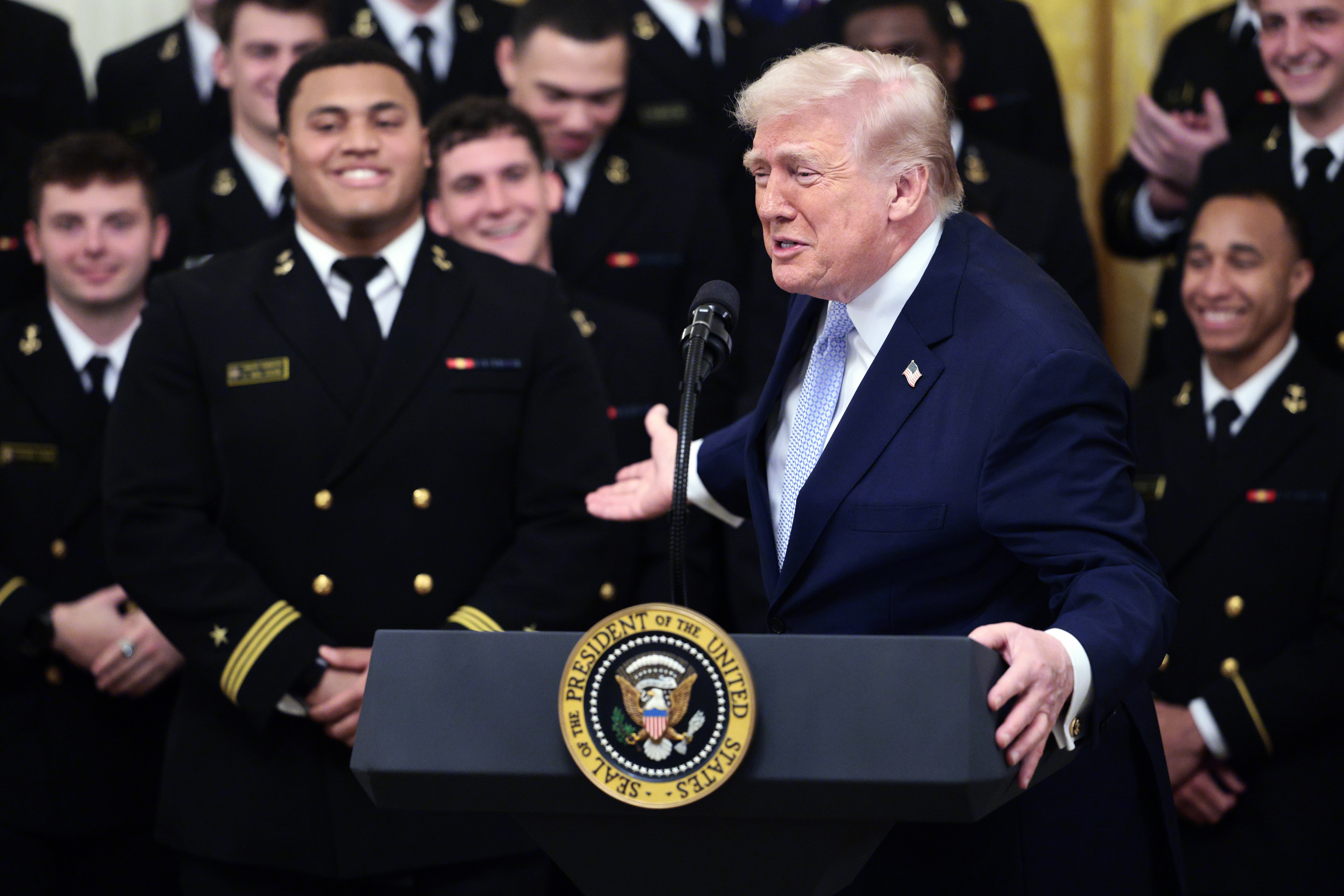 El presidente de Estados Unidos, Donald Trump. (Foto Prensa Libre: EFE/EPA/SHAWN THEW / POOL).