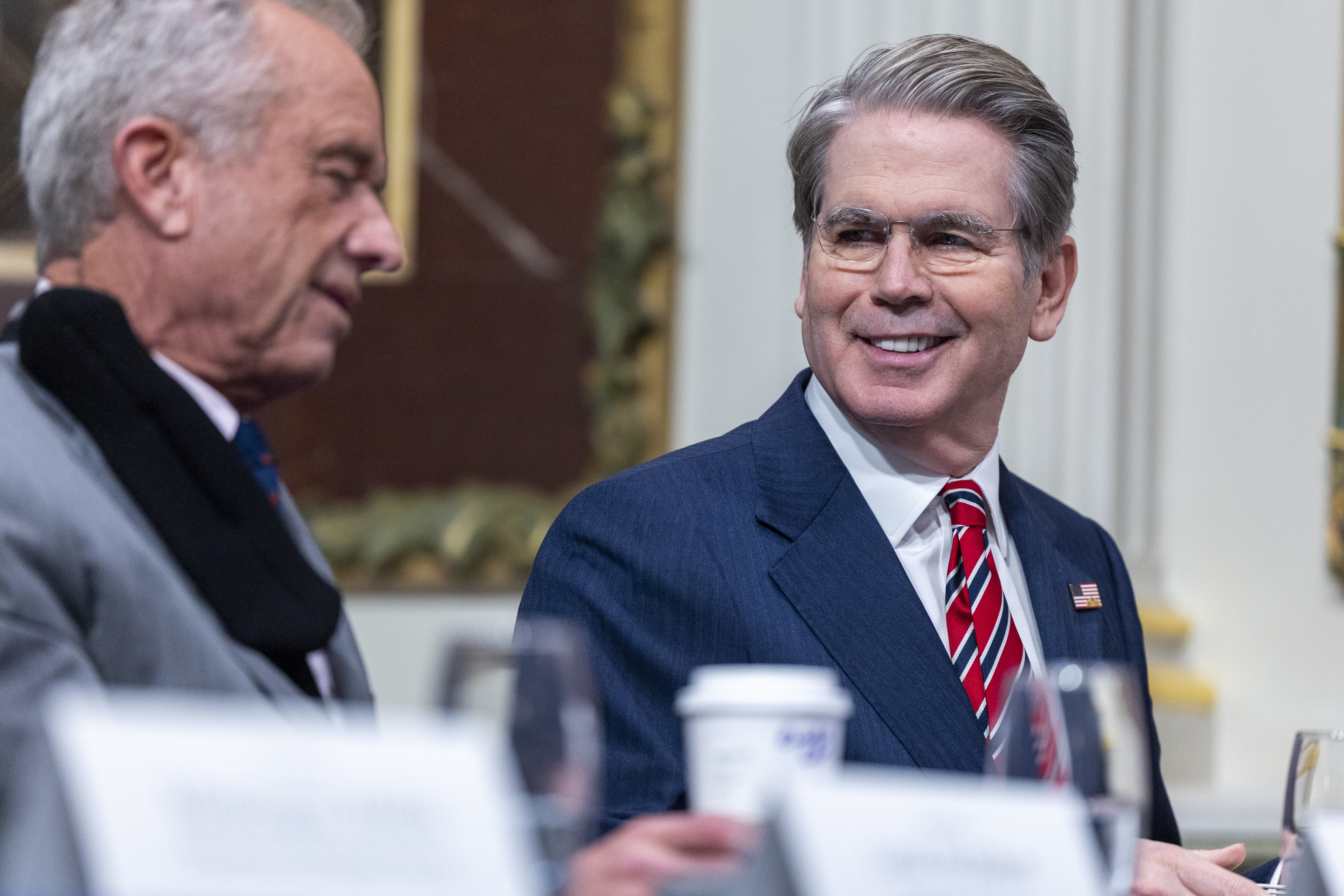 El secretario del Tesoro de Estados Unidos, Scott Bessent. (Foto Prensa Libre: EFE/EPA/SHAWN THEW / POOL). 