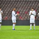 Zenica (Bosnia and Herzegovina), 31/03/2026.- Players of Italy during the penalty shoot-out during the FIFA World Cup 2026 European playoff match between Bosnia and Herzegovina and Italy in Zenica, Bosnia and Herzegovina, 31 March 2026. (Mundial de Fútbol, Bosnia-Herzegovina, Italia) EFE/EPA/NIDAL SALJIC