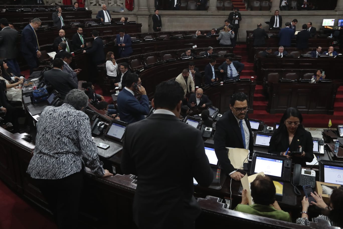 Congreso conocerá en primer debate la iniciativa 6593, que busca actualizar la normativa contra el lavado de dinero, en medio de advertencias por posible inclusión de Guatemala en la lista gris internacional.  (Foto Prensa Libre: Érick Ávila)