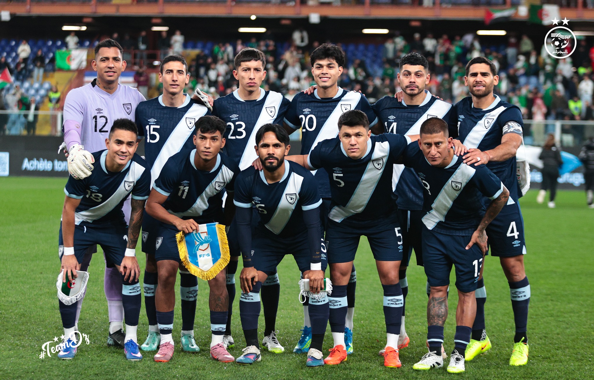 Argelia exhibe a Guatemala con un contundente 7-0 en Génova