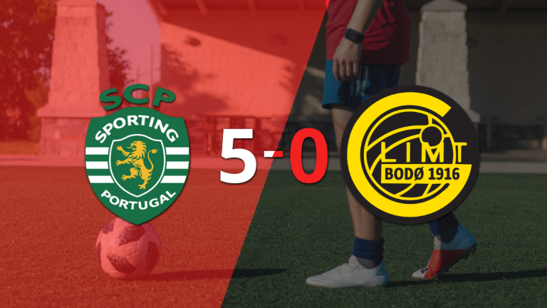 Sporting Lisboa golea 5-