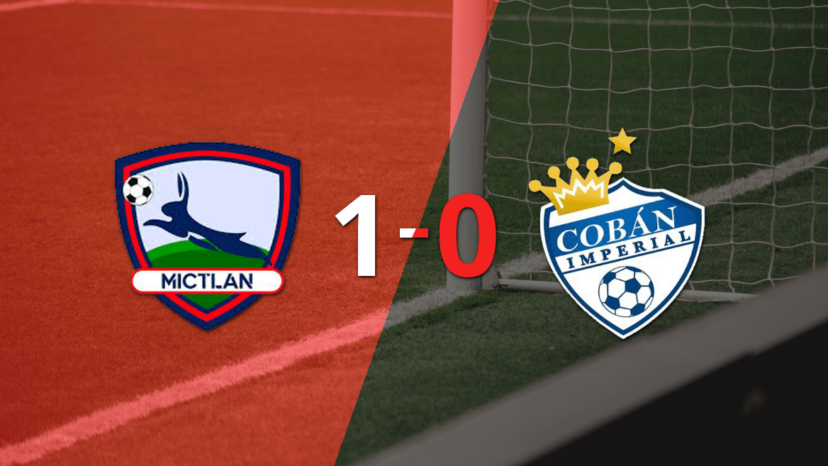 Con un solo gol agónico, Mictlán derrotó a Cobán Imperial en el Estadio La Asunción