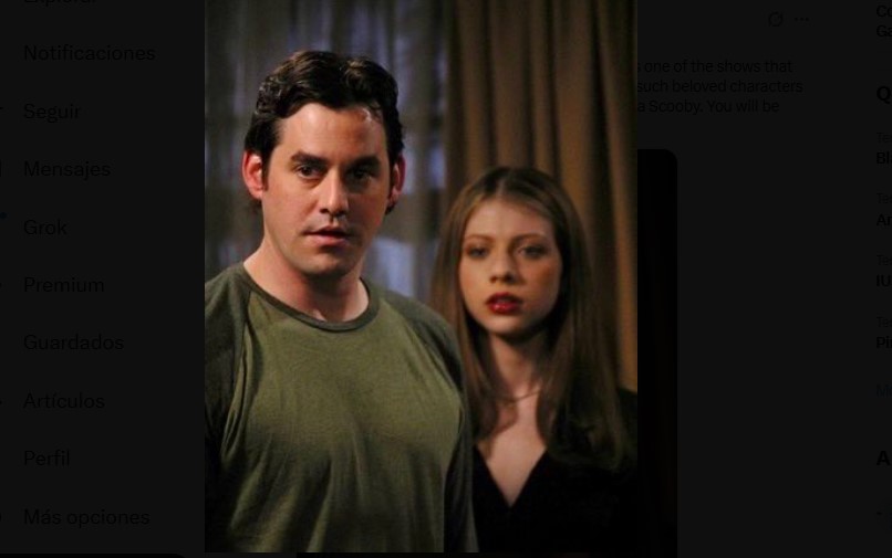 Nicholas Brendon se hizo famoso por la serie de Buffy, la cazavampiros. (Foto: @ABeardedHero/X)