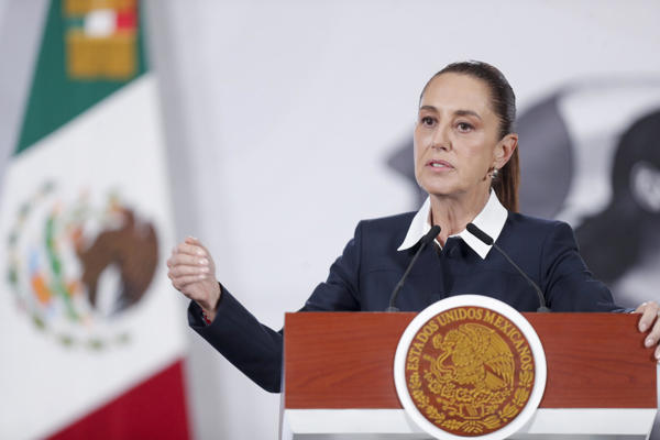 La presidenta Claudia Sheinbaum responde a Donald Trump y rechaza que tropas de EE. UU. combatan carteles en México. (Foto de referencia. Prensa Libre: EFE)