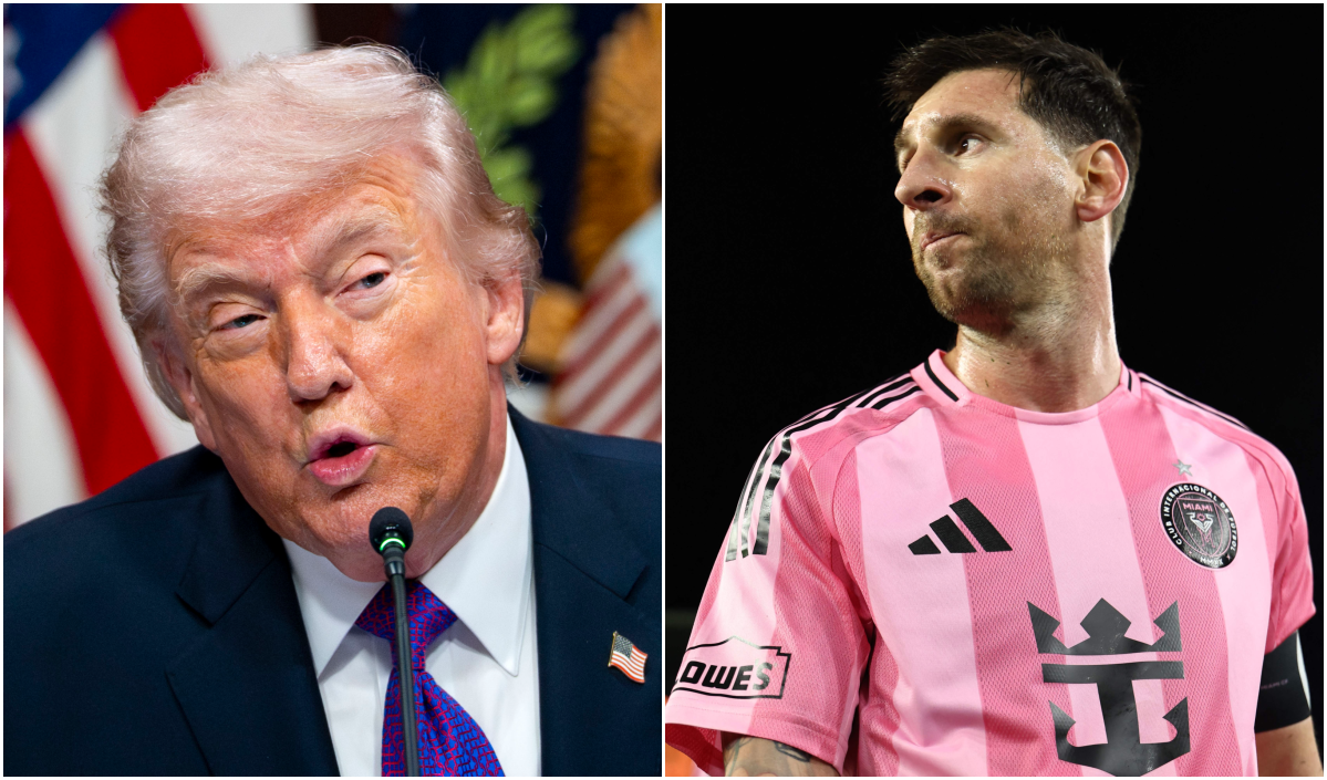 Donald Trump Leo Messi