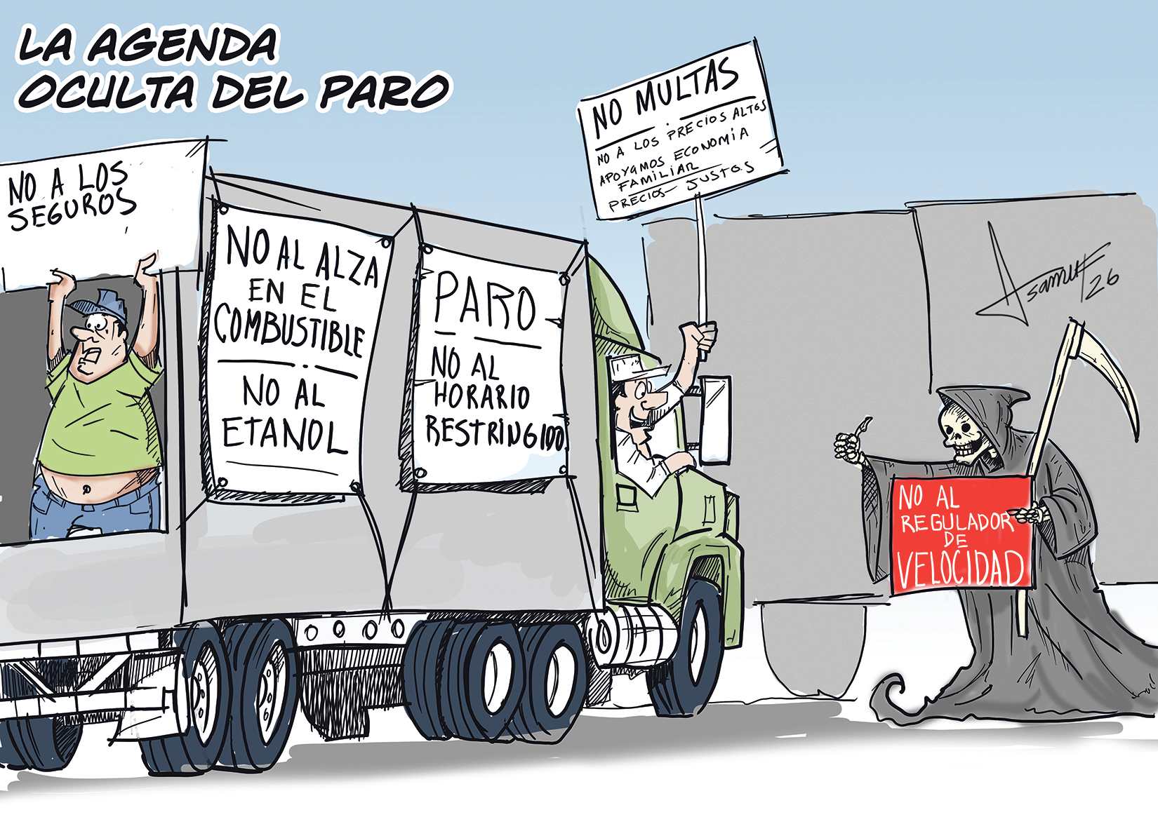 La agenda oculta del paro
