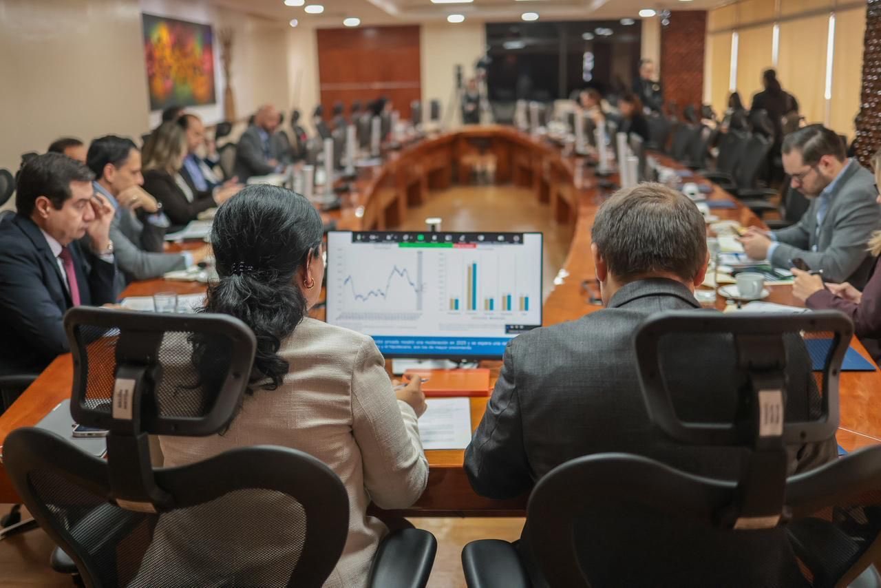 La mesa interinstitucional para el análisis de la calificación del país recibirá esta semana a una delegación de Moody’s. (Foto Prensa Libre: Minfin)
