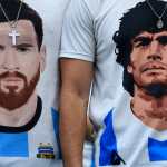 Lionel Messi Diego Maradona Argentina