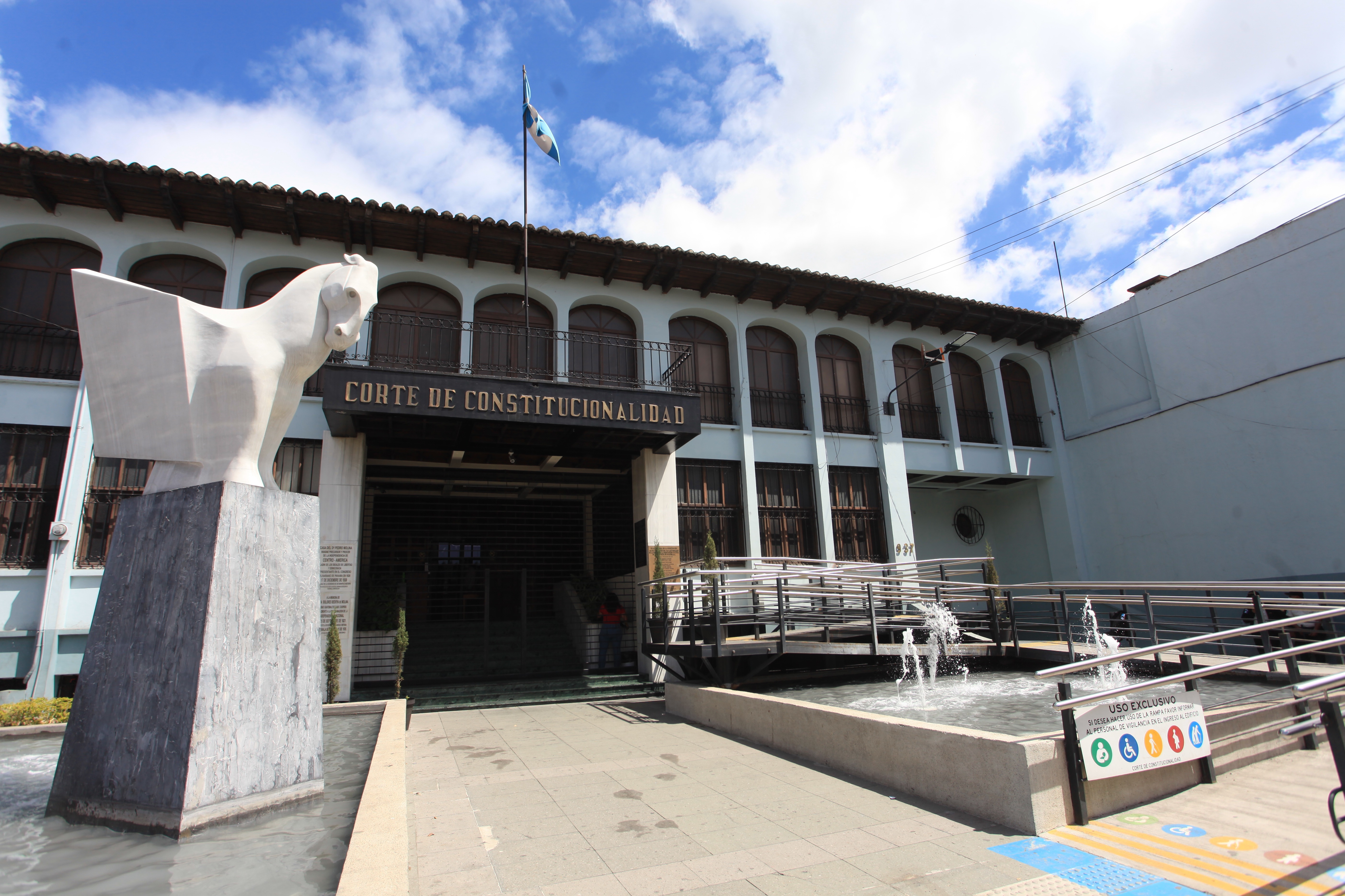 Fachada de la Corte de Constitucionalidad (CC) de Guatemala