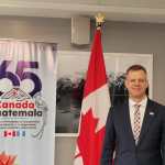 El embajador de Canadá en Guatemala, Olivier Jacques, fue nombrado en 2024 también Alto Comisionado de Canadá ante Belice. (foto, Prensa Libre: Glenda Burrión)