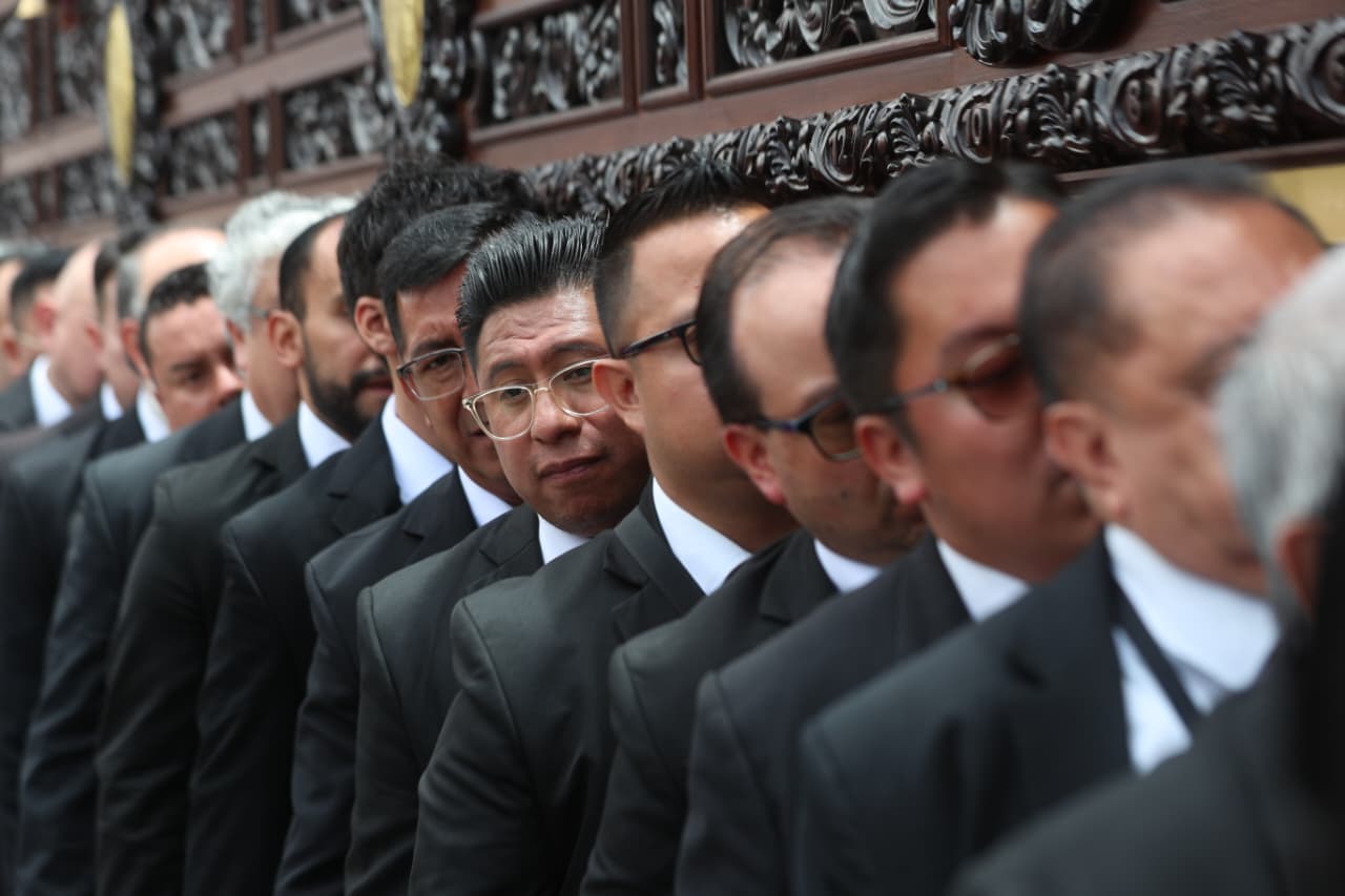 PROCESION JESUS NAZARENO TRES POTENCIAS VIRGEN DE DOLORES PARROQUIA'