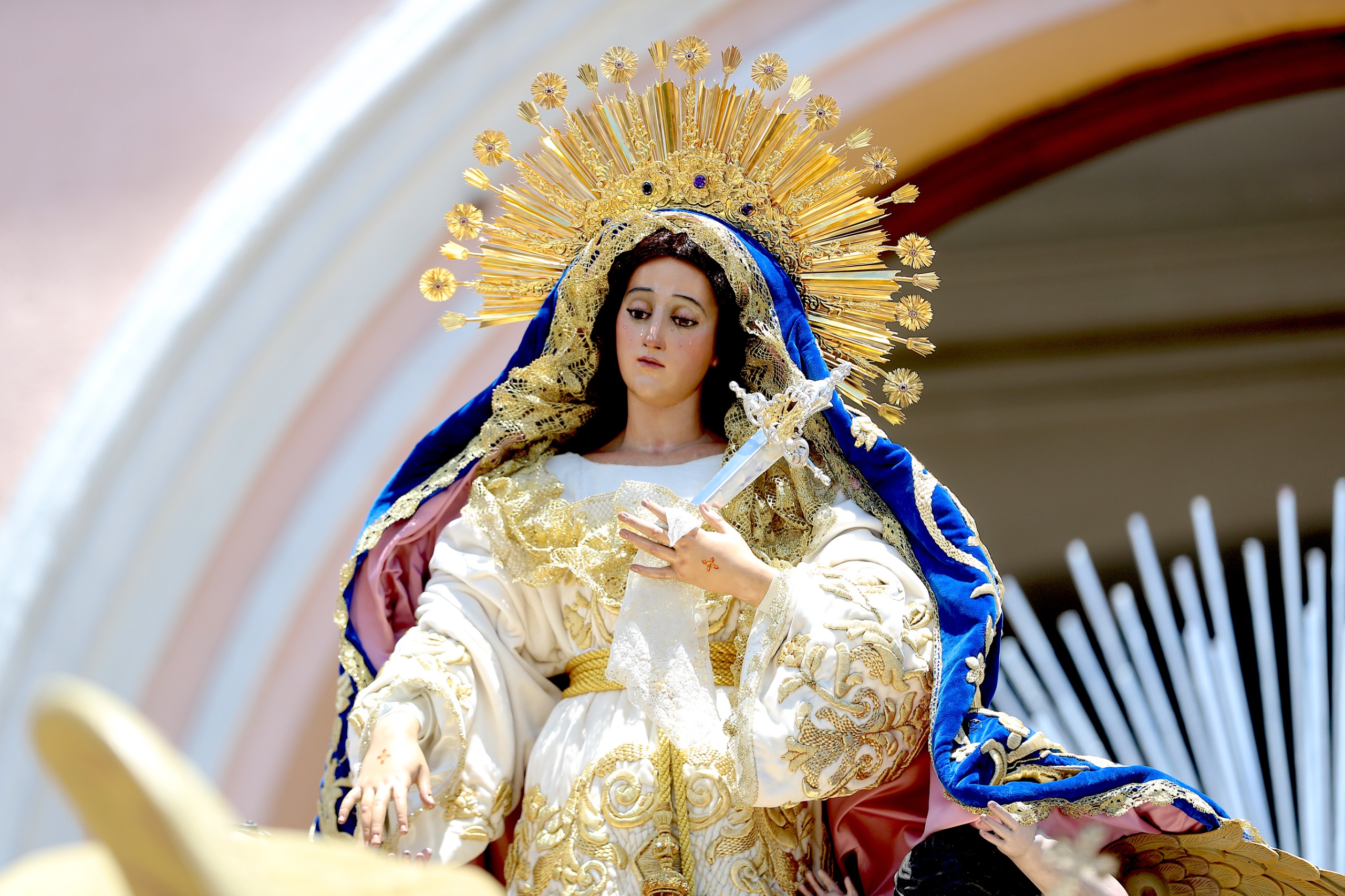 PROCESION JESUS NAZARENO TRES POTENCIAS VIRGEN DE DOLORES PARROQUIA'