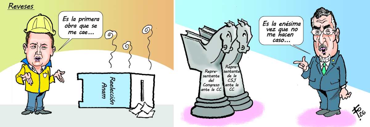 Personajes: Sebastián Siero y Bernardo Arévalo.