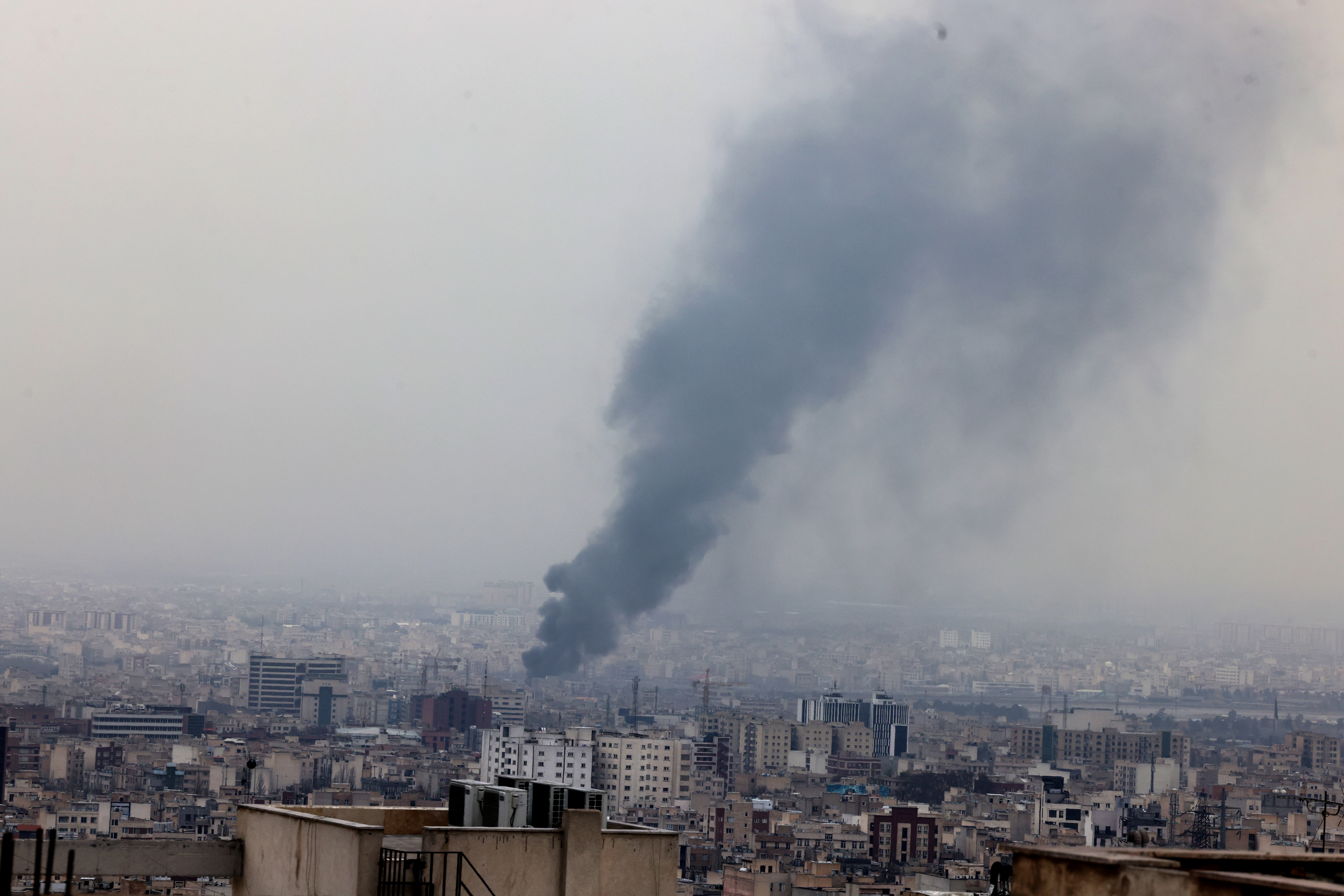 Ataque aéreo en Teherán, Irán