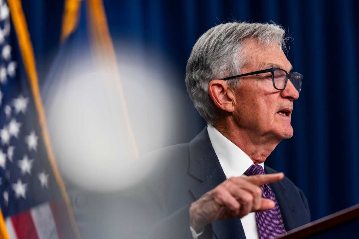 WASHINGTON (United States), 18/03/2026.- US Federal Reserve Chair Jerome Powell speaks to reporters following the Feds decision to leave interest rates unchanged at the Federal Reserve in Washington, DC, USA, 18 March 2026. The move comes as the Iran war has raised oil prices across the US. EFE/EPA/JIM LO SCALZO