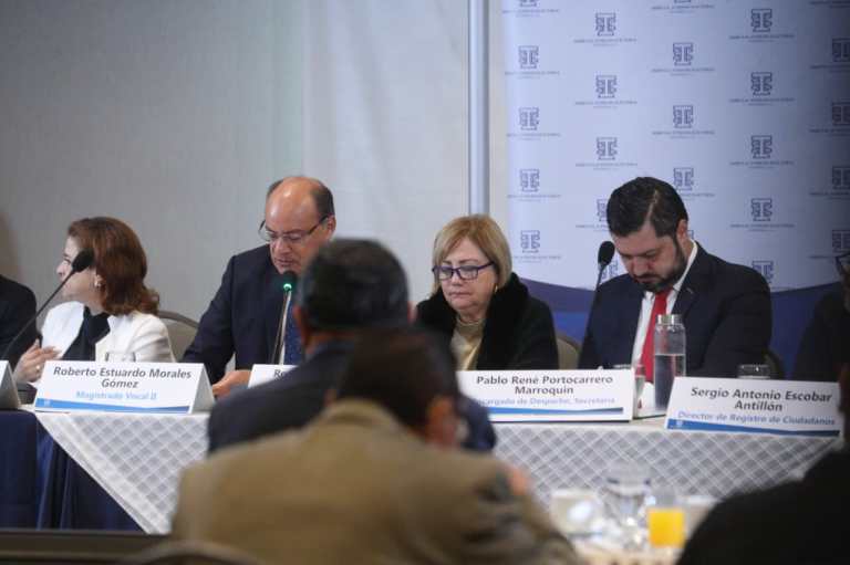 Partidos políticos exponen sus prioridades al nuevo TSE de cara a las elecciones generales del 2