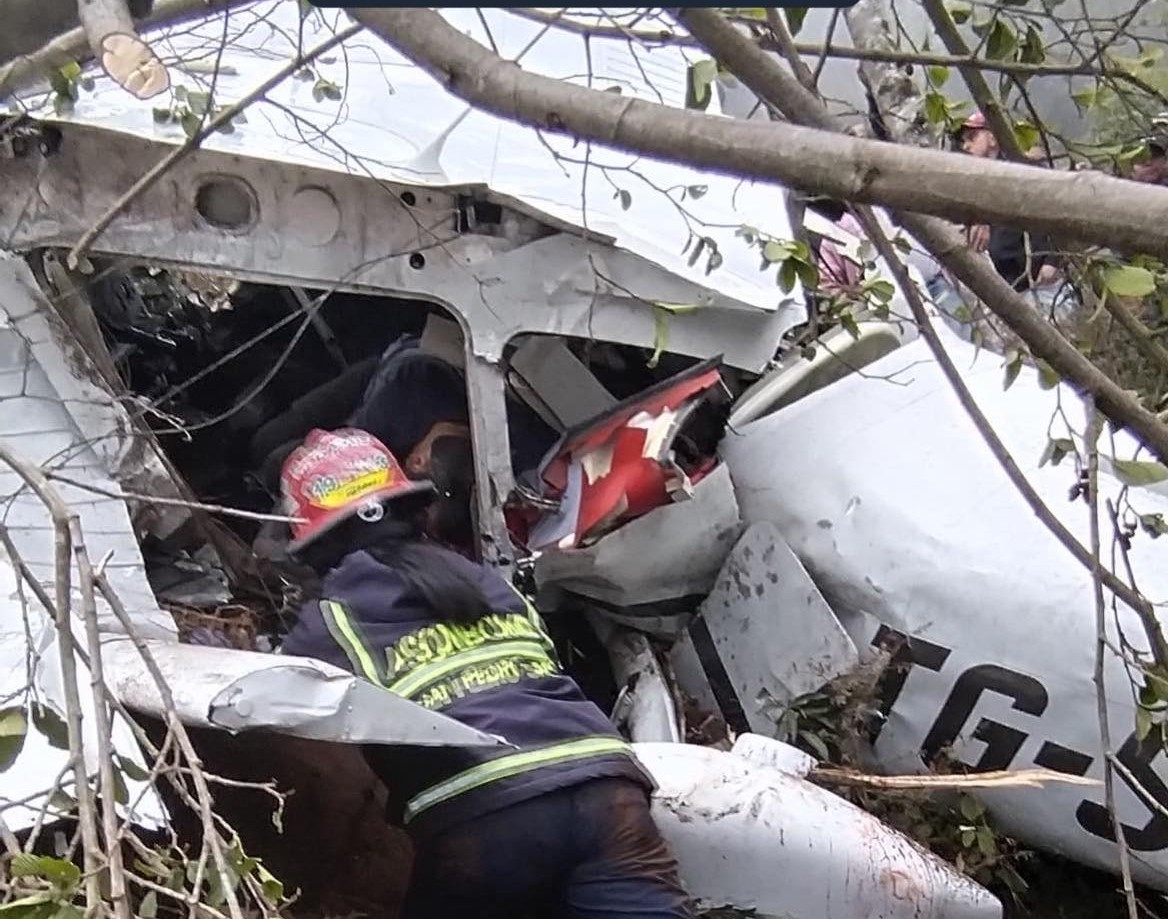 Accidente de avioneta en San Marcos deja al menos tres muertos
