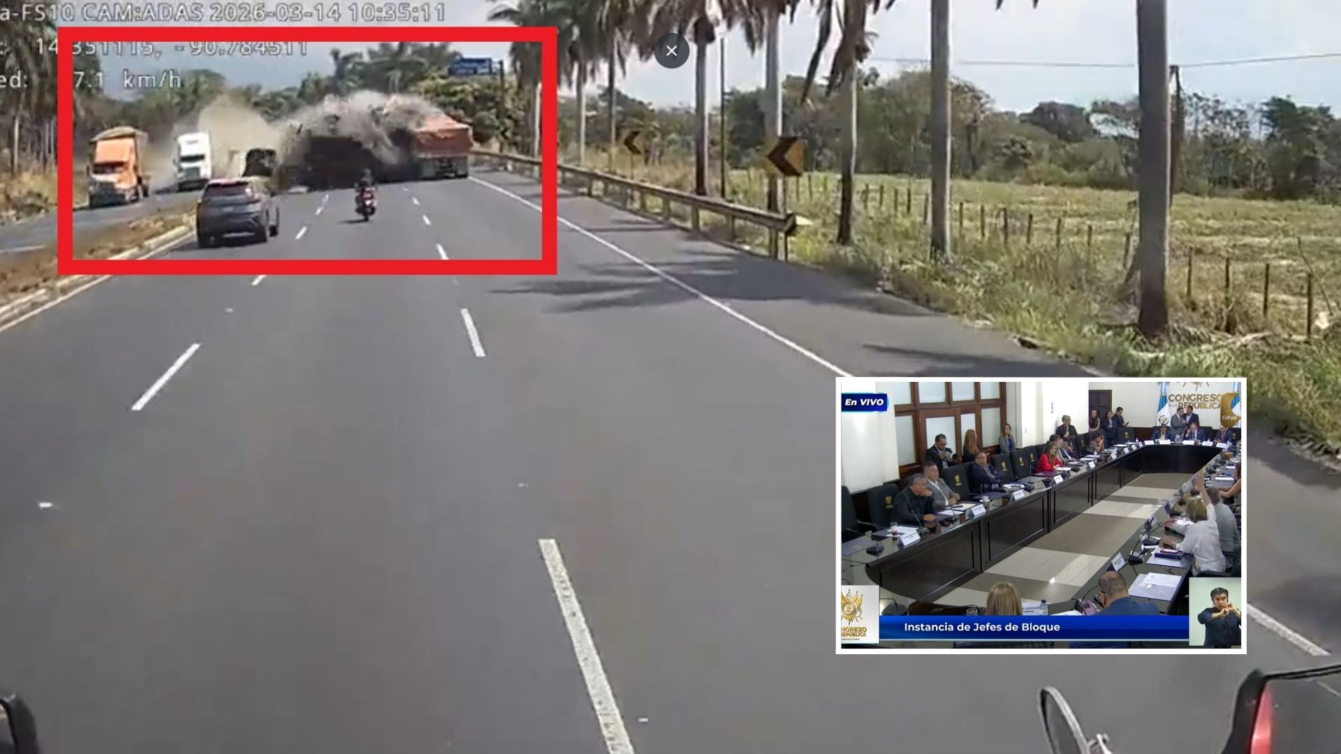 Tras recientes accidentes con transporte pesado, el Congreso descarta discutir una prórroga al Sistema de Limitadores de Velocidad y pide cumplir la ley.