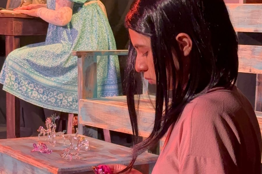 La obra el Zoo de cristal se presenta los sábados de marzo. (Foto Prensa Libre: Thiambos Producciones)