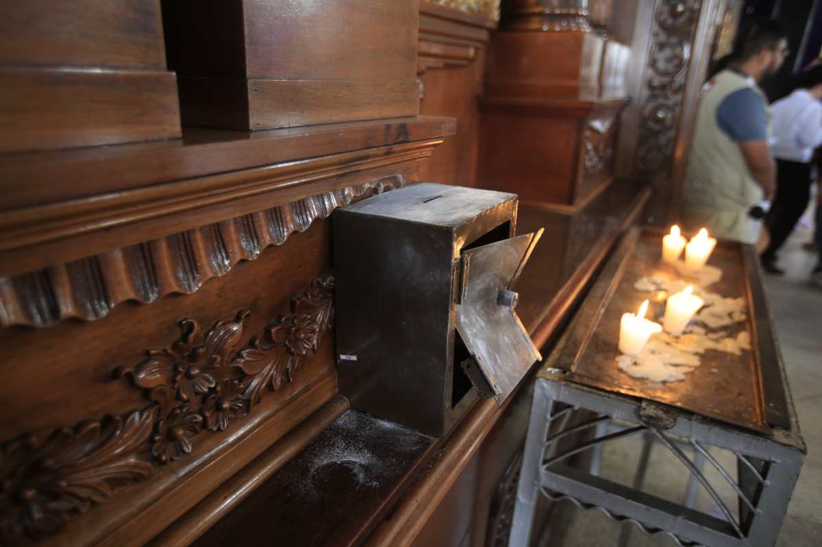 robo alcancías iglesia Candelaria cuarto domingo Cuaresma