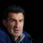 MADRID, 20/04/2026.- El exfutbolista Luis Figo participa en la rueda de prensa convocada antes de la ceremonia de entrega de los Premios Laureus, este lunes, en el Palacio de Cibeles, en Madrid. EFE/ Mariscal