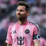 MIAMI (United States), 25/04/2026.- Inter Miami CF Right Wing Lionel Messi reacts during the MLS game between Inter Miami CF and New England Revolution at Nu Stadium in Miami, Florida, USA, 25 April 2026. EFE/EPA/CRISTOBAL HERRERA-ULASHKEVICH
