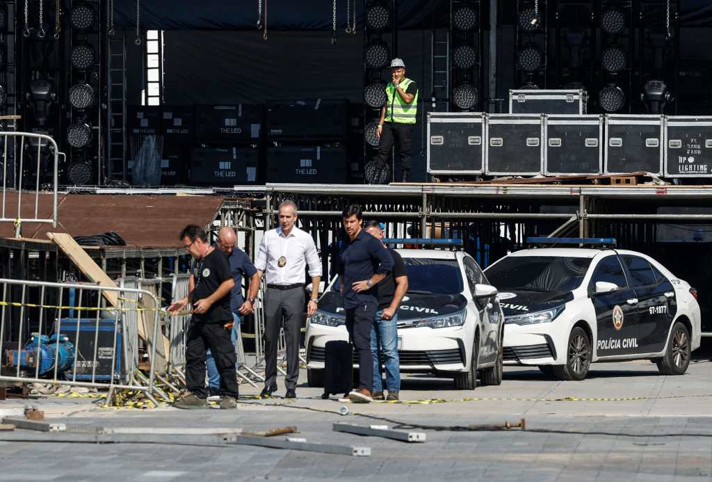 Trabajador muere tras colapso de estructura en escenario de Shakira en Brasil