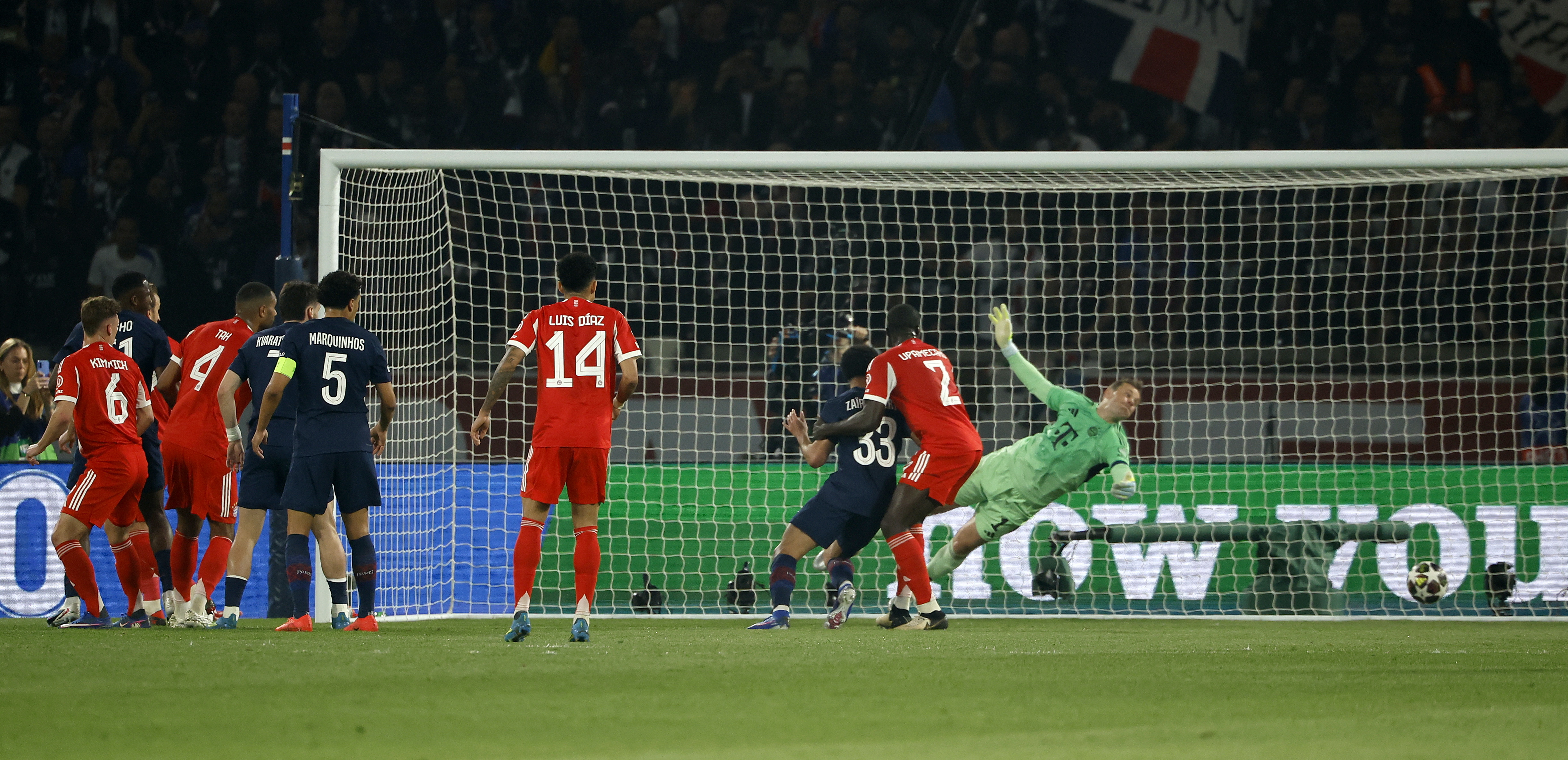 UEFA Champions League semi-finals - PSG vs Bayern Munich'