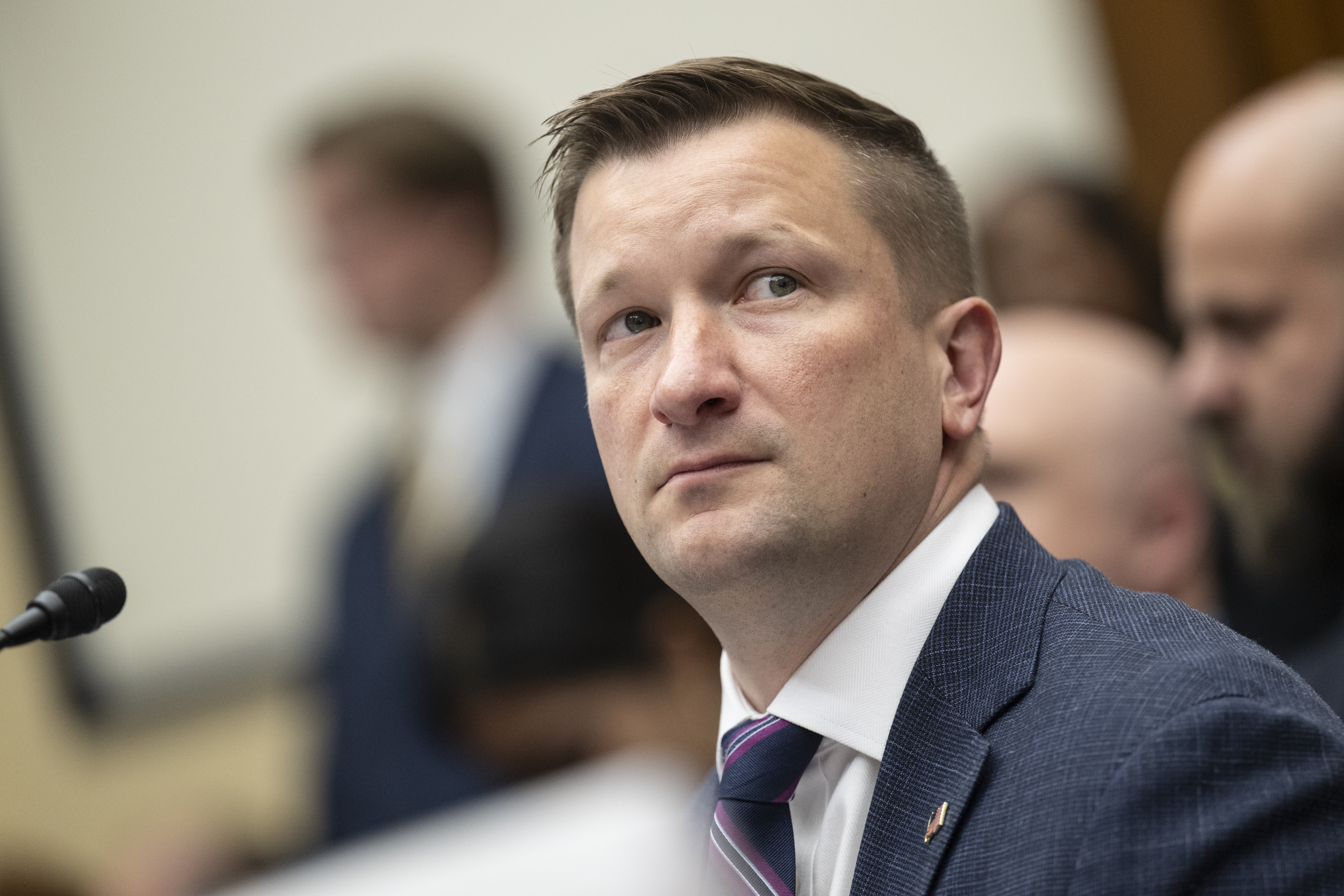 El subsecretario de Defensa de Estados Unidos, Jules Hurst III. (Foto Prensa Libre: EFE/EPA/LUKE JOHNSON).