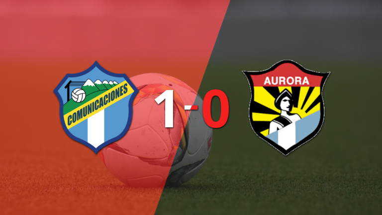 Comunicaciones venció a Aurora FC 1 a 