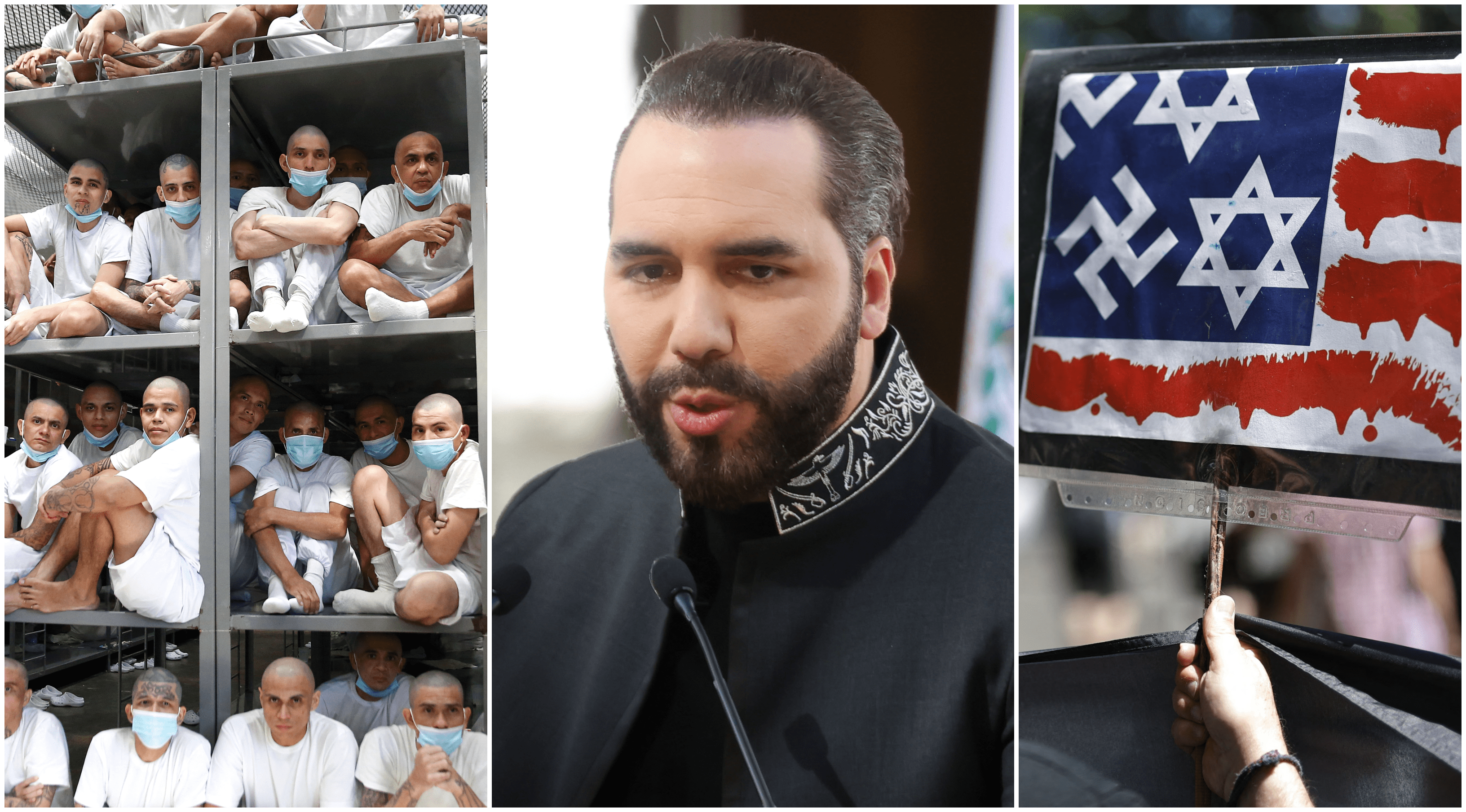 ¿El mismo principio? Bukele defiende los juicios masivos a pandilleros y los compara con los nazis