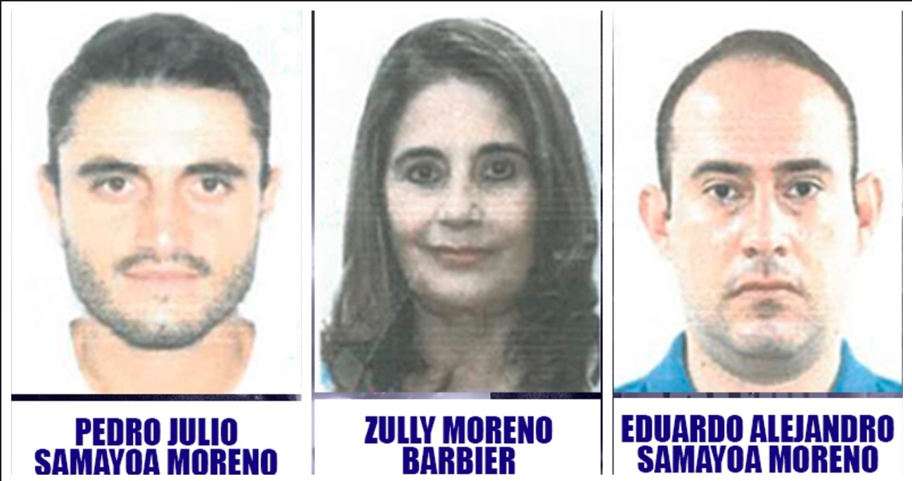 Los tres señalados en el caso Claudina Velásquez eran buscados por la PNC antes de su captura en Estados Unidos. (Foto Prensa Libre: PNC) 