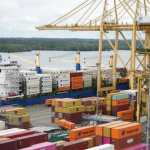 Contenedores 14 contenedores en puerto carga aranceles