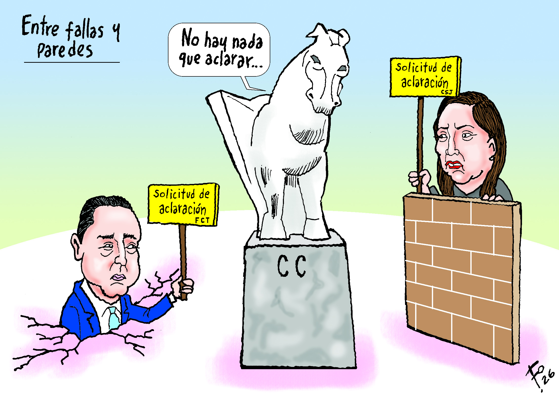 Personajes: Raúl Falla y Claudia Paredes.