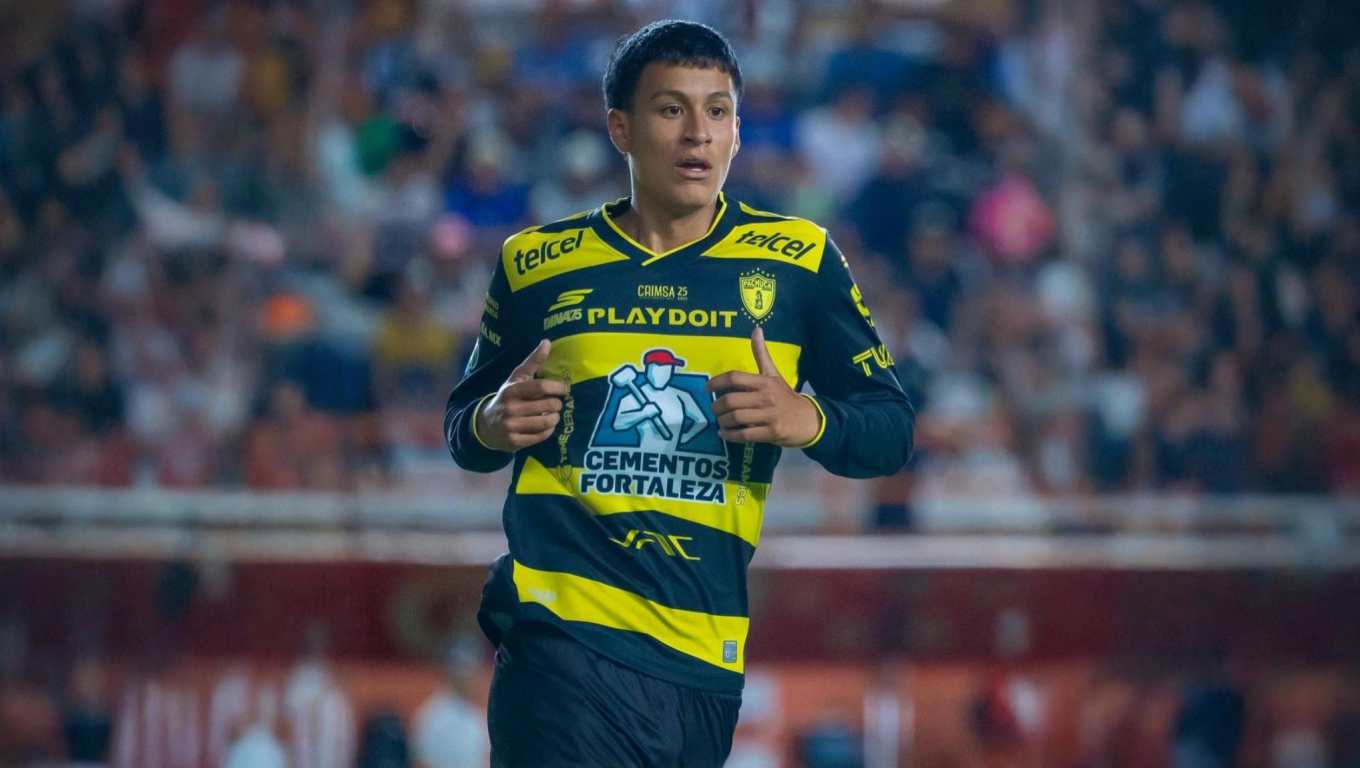 Daniel Méndez debutando con Pachuca / Pachuca