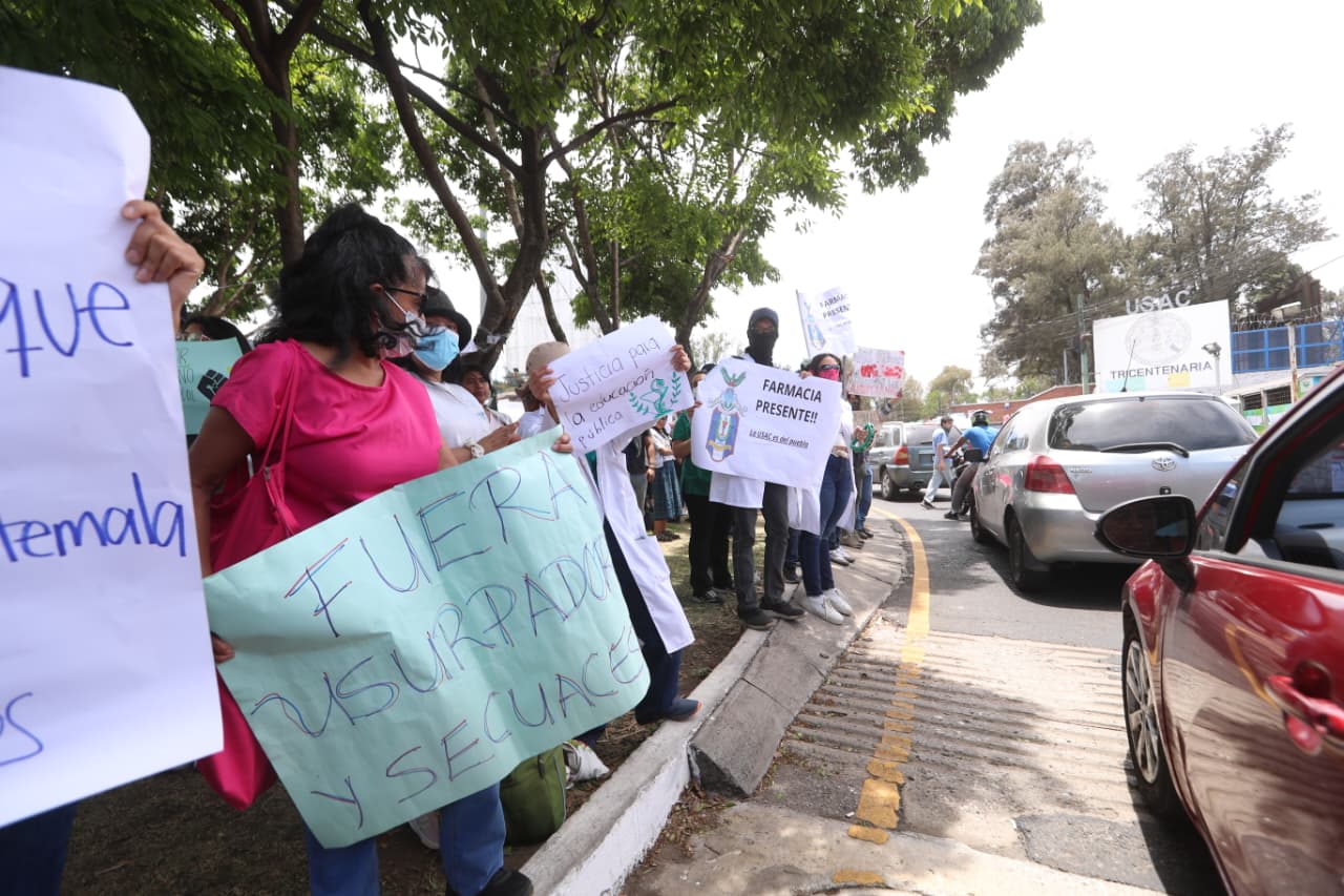 MANIFESTACIÓN EN LA USAC