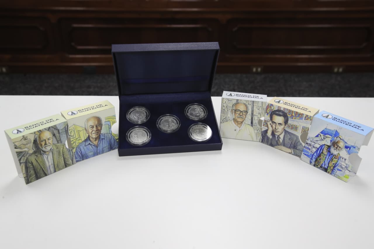 Monedas conmemorativas 2026 artistas Banguat