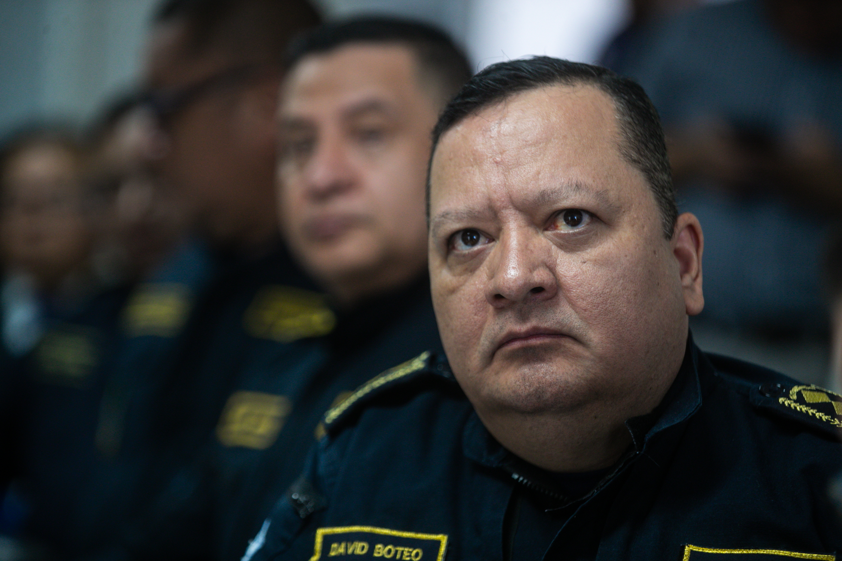 David Custodio Boteo, director de la Policía Nacional Civil. (Foto Prensa Libre: Juan Diego González).