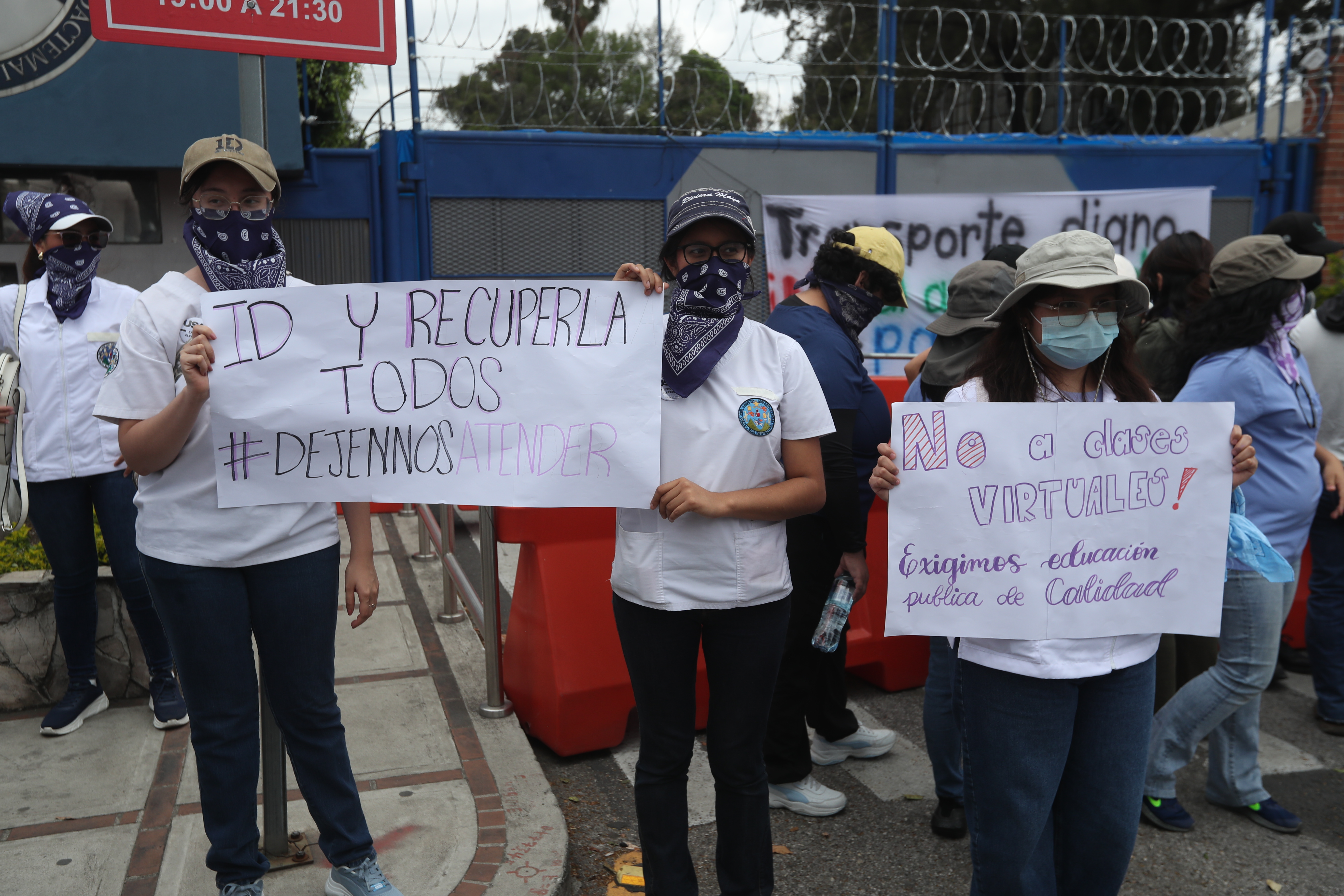 PLANTON USAC WALTER MAZARIEGOS'