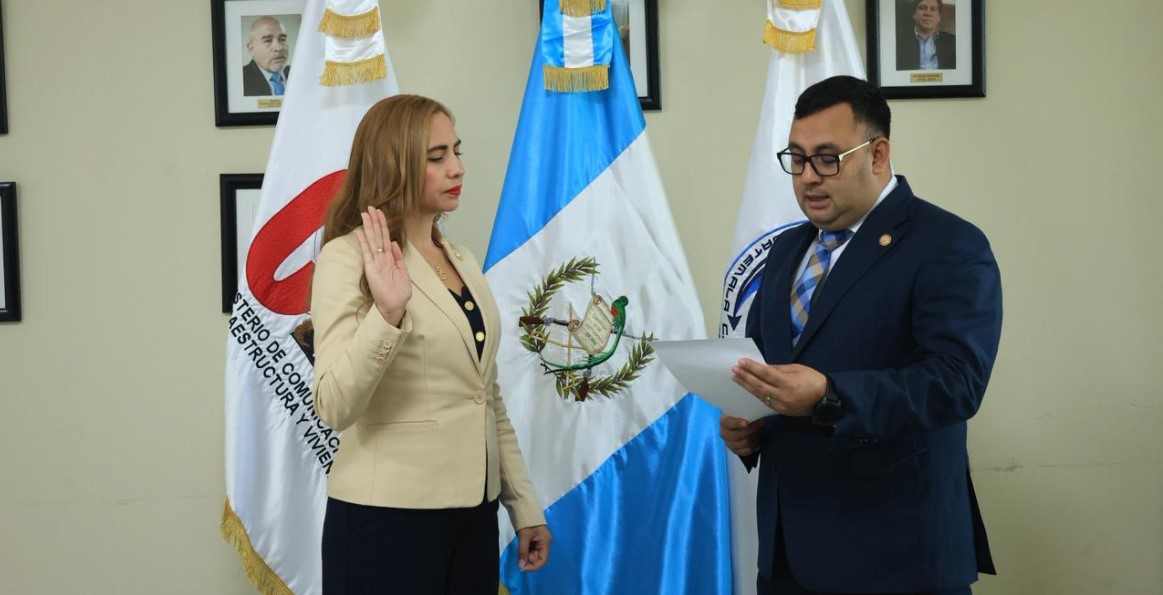  Pai Ela Escobar Pérez asume como directora general de Transportes tras el relevo de autoridades en la institución. (Foto Prensa Libre: DGT) 