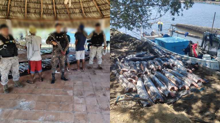 Qué se sabe de la captura de tres hombres por pesca ilegal de 8