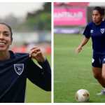 Ana Lucía Martínez y Aisha Solorzano en el Centro de Alto Rendimiento (Foto Prensa Libre: Fedefut).