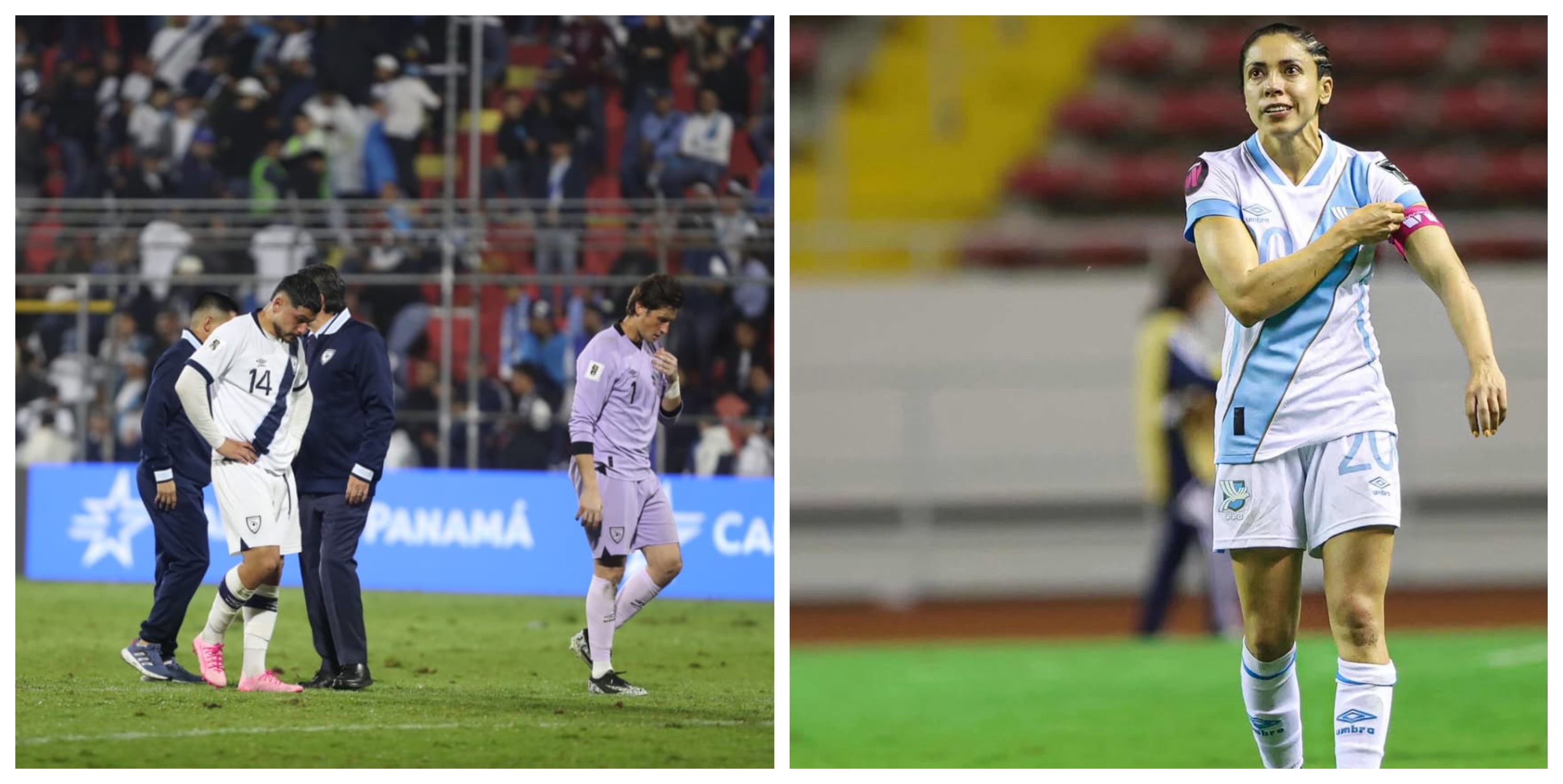 En fin, meses el futbol nacional dejó escapar tres oportunidades de ir a un Mundial. (Foto Prensa Libre: Byron Baíza- X de Ana Lucía Martínez).
