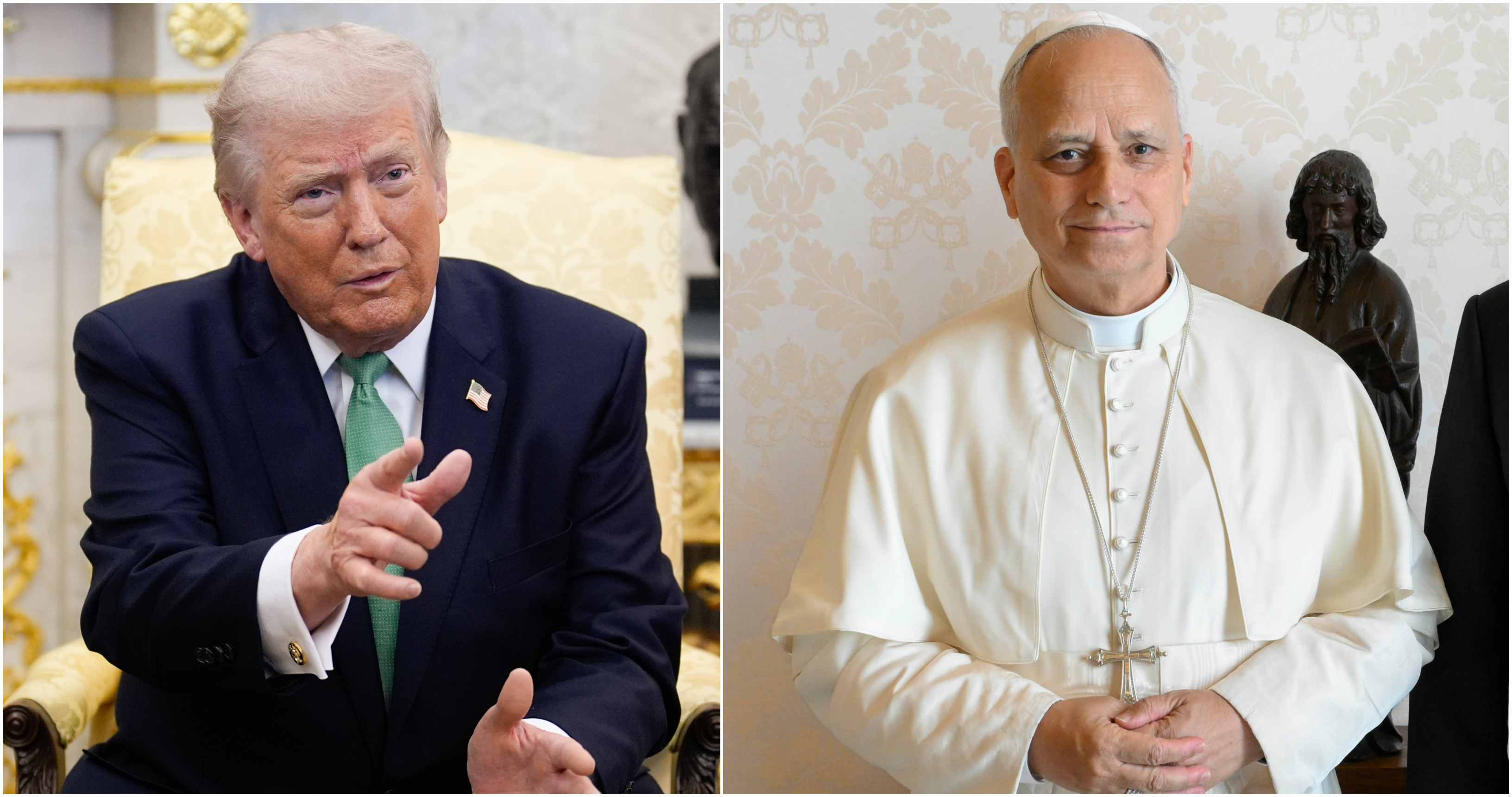 Donald Trump papa León XIV