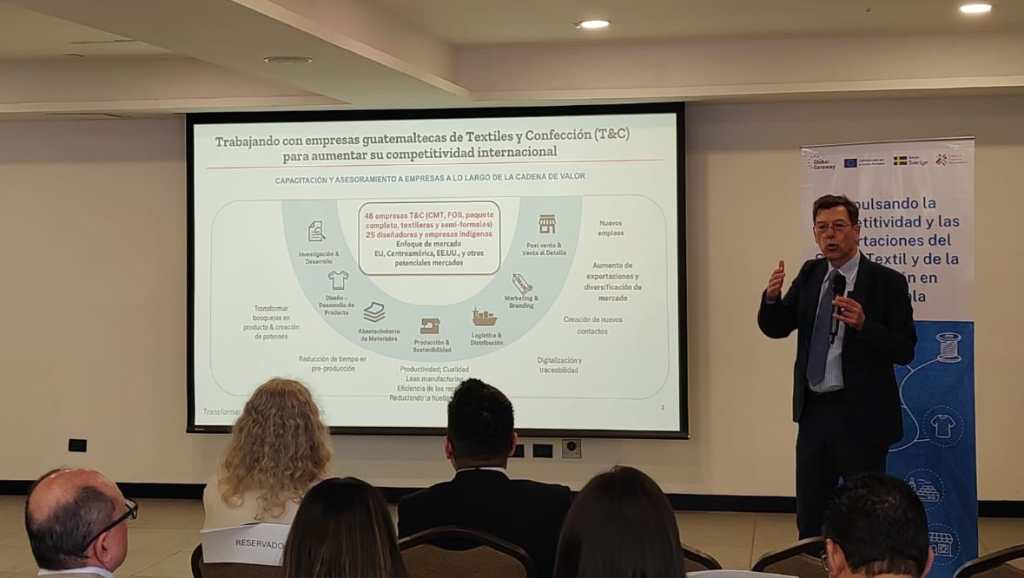 Vestuario y textiles Matthias Knappe, jefe de la Unidad de Fibras, Textiles y Confección del ITC explica iniciativa