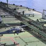 La Armada de Estados Unidos interceptó y abordó un buque cisterna sancionado que navegaba con crudo iraní en el Índico. (Foto Prensa Libre: @DeptofWar / X).