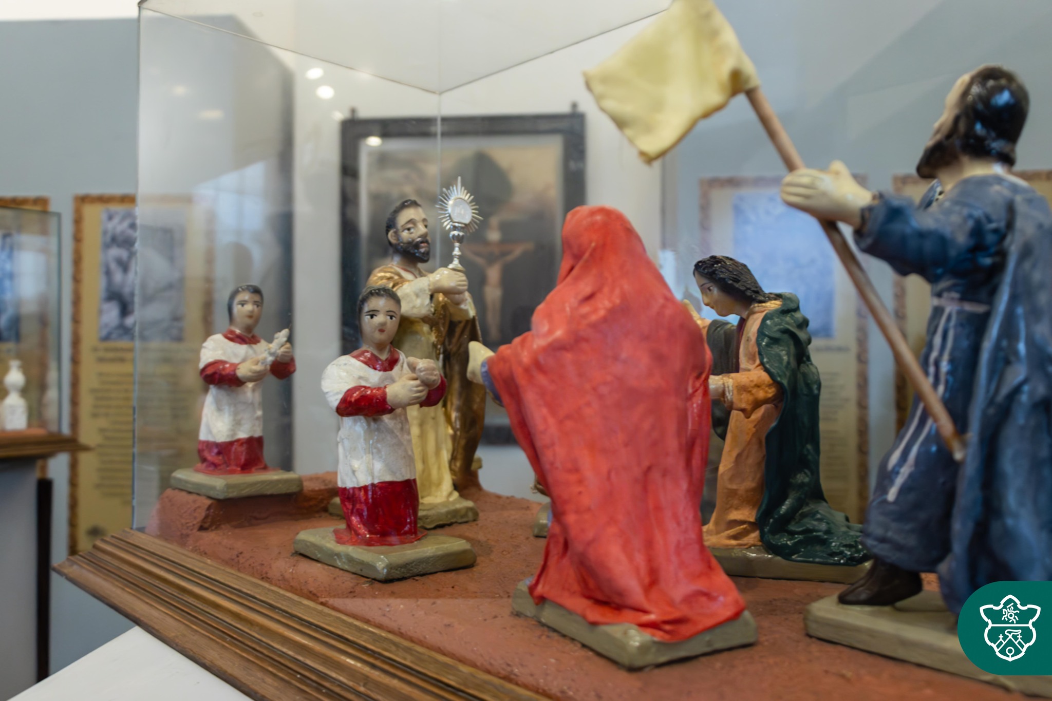 Una imagen de la exposición dedicada al Hermano Pedro en Antigua Guatemala. (Foto Prensa Libre: Municipalidad de Antigua Guatemala